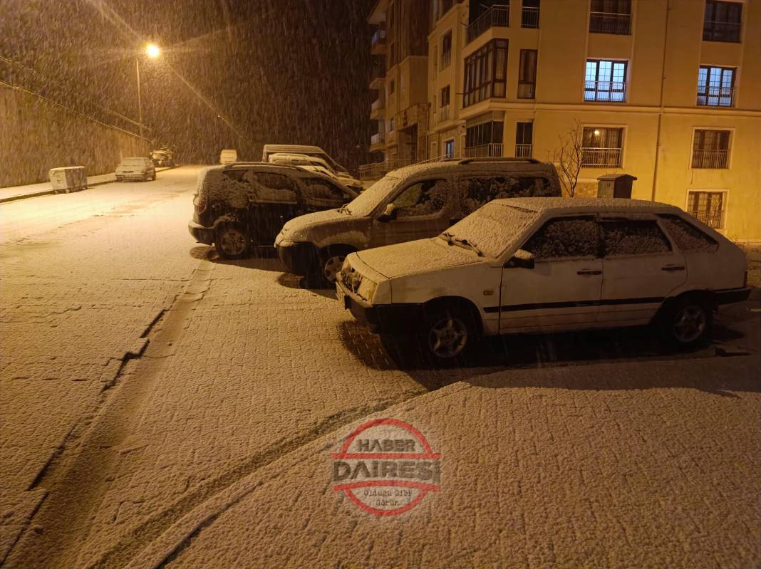 Konya’da beyaz örtüyle kaplanan ilçede bereket sevinci 2